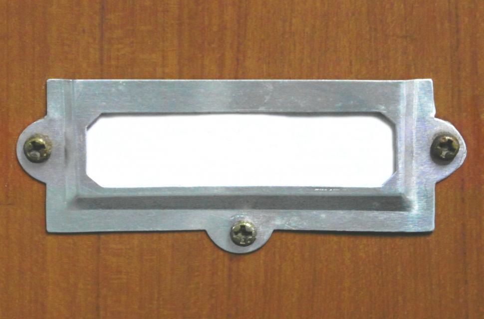 Free Image of Blank label 