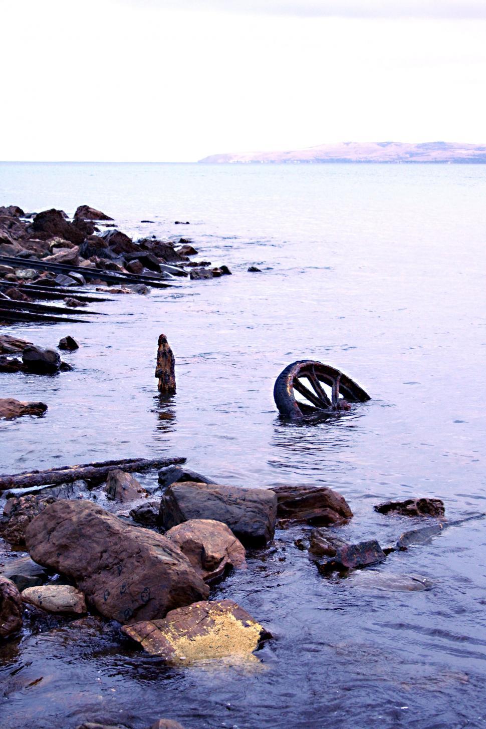Free Image of Old boat ramp at Second Valley 