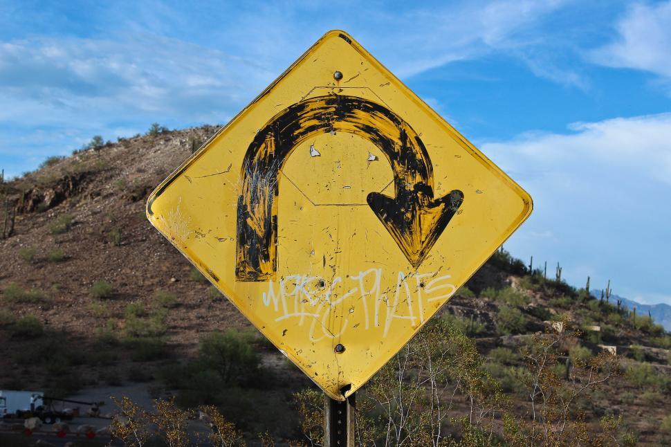 Free Image of Old U-Sign 