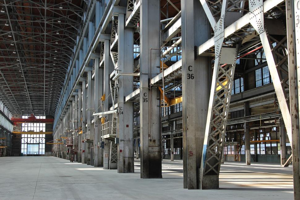 Free Image of Metal Columns 