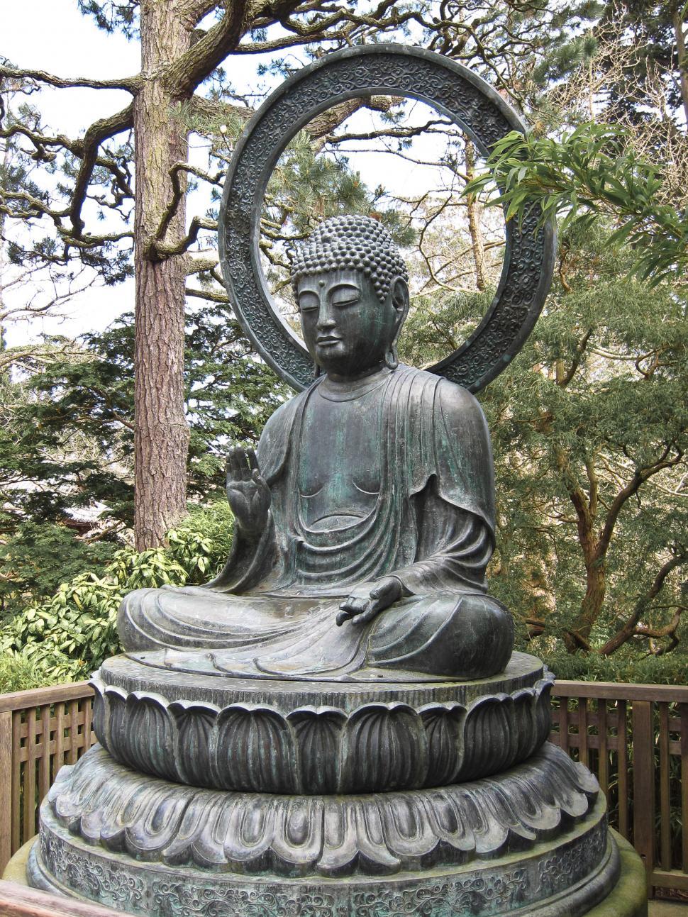 Free Image of Bronze Buddah 