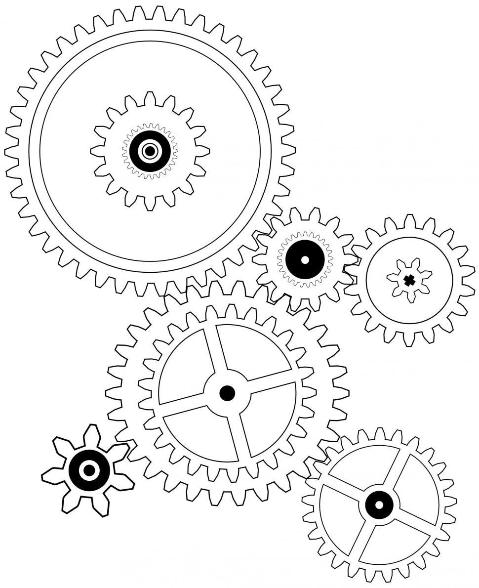 Free Image of Gears 