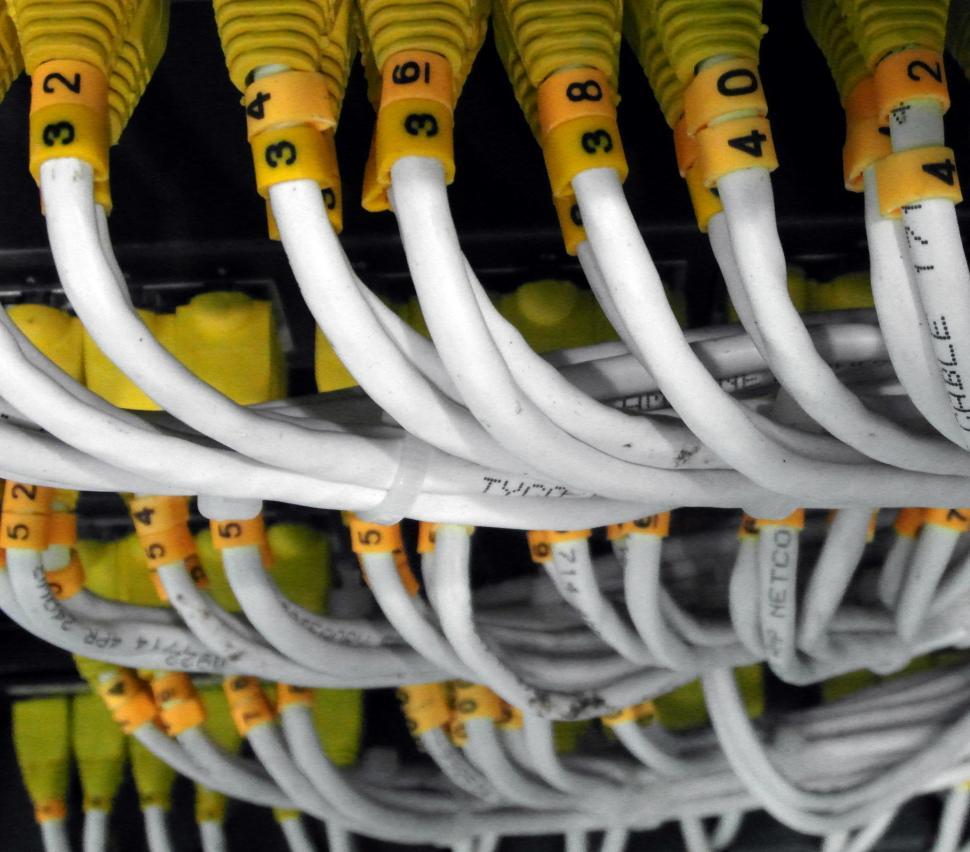 Free Image of Server Network Cables 