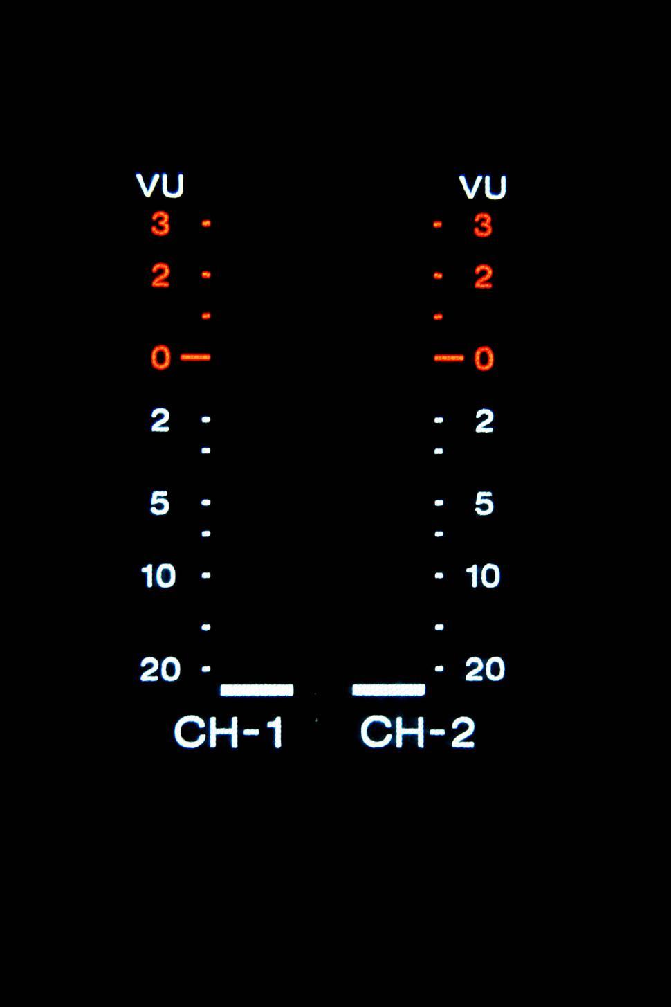 Free Image of Bold Red and White Numbers on Black Background 