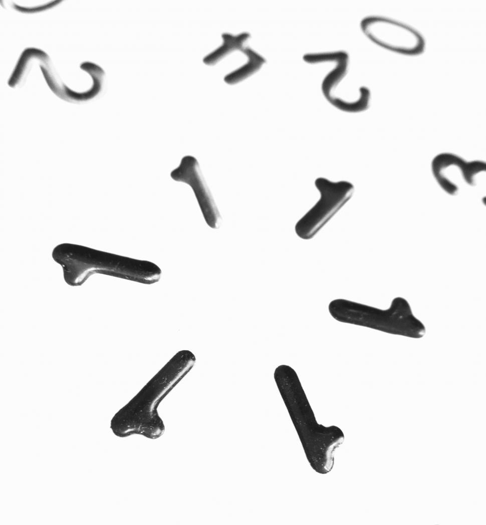 Free Image of Random Numbers 