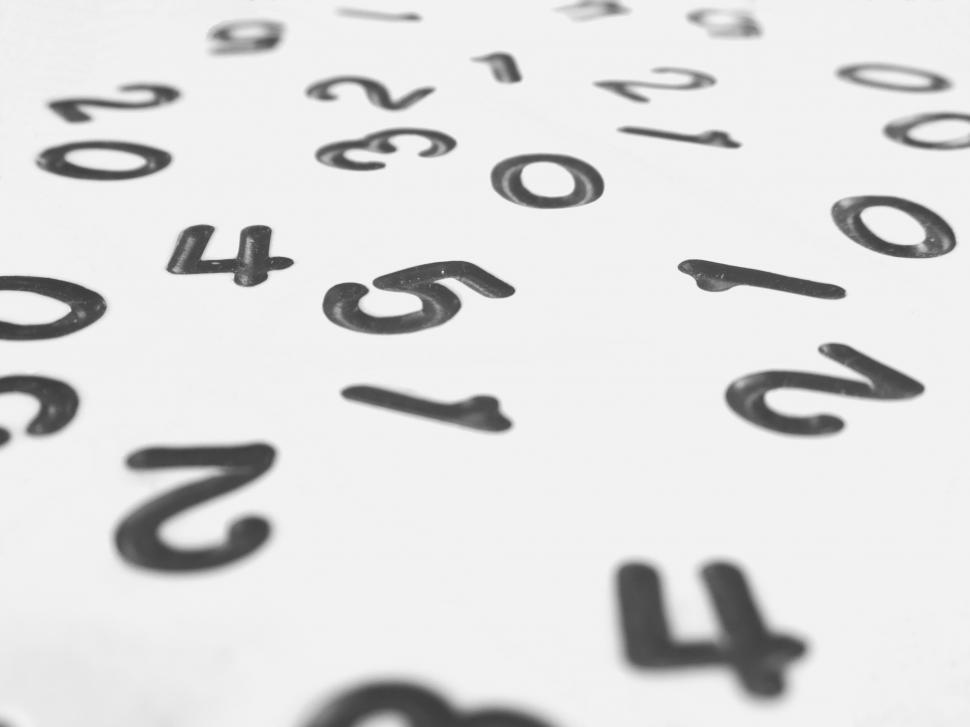 Free Image of Random Numbers 