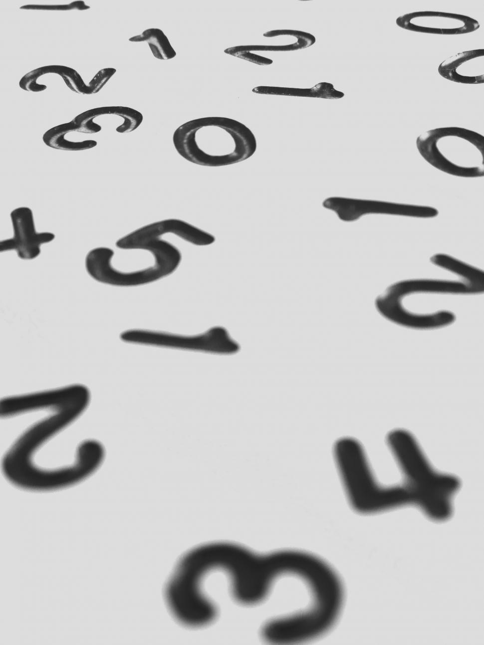 Free Image of Random Numbers 