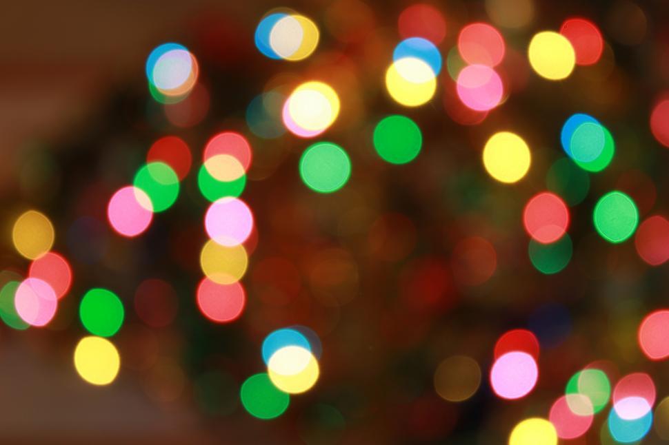 Free Image of Christmas bokeh 