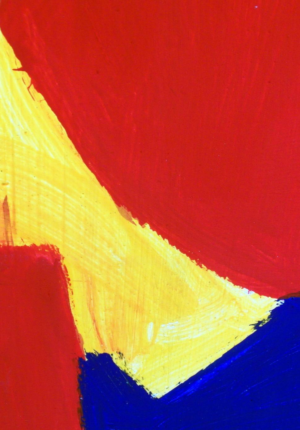 Free Image of Painted Abstract Shapes 