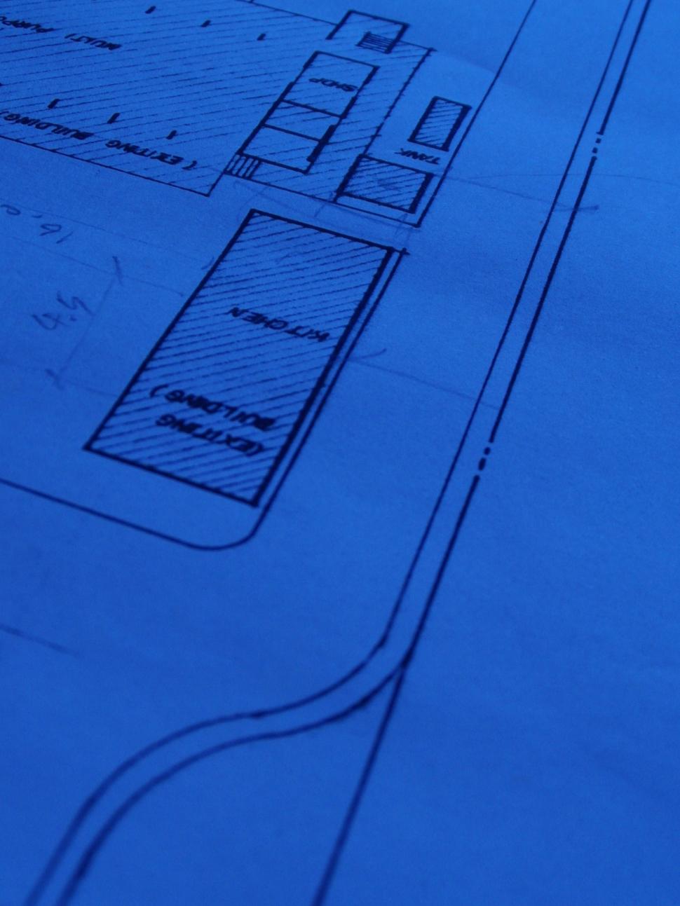 Free Image of Blueprint 