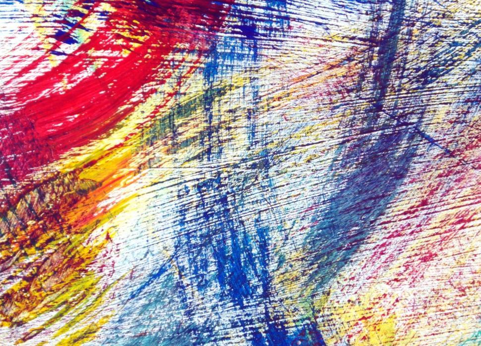 Free Image of Crisscross Brush Strokes 