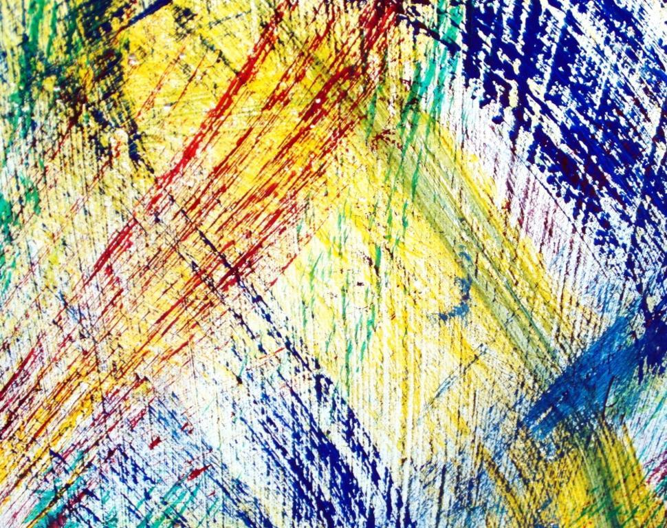 Free Image of Crisscross Brush Strokes 