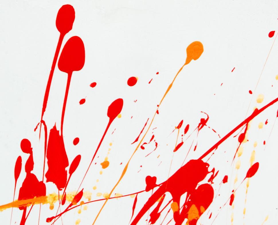 Free Image of Abstract Paint Splat 