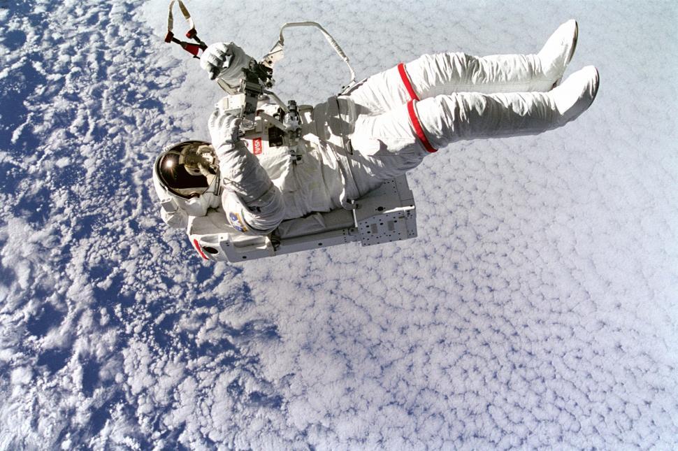 Free Image of Astronaut Mark Lee Tetherless and Free 