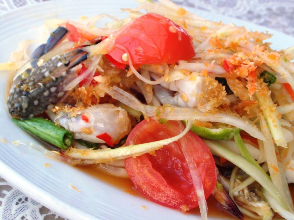 Free Image of Spicy Crab Salad 