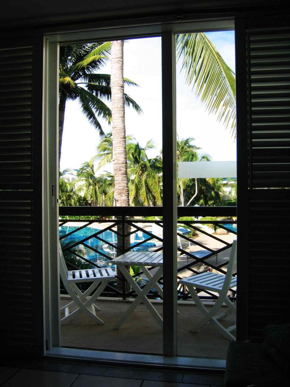 Free Image of Balcony of resort 