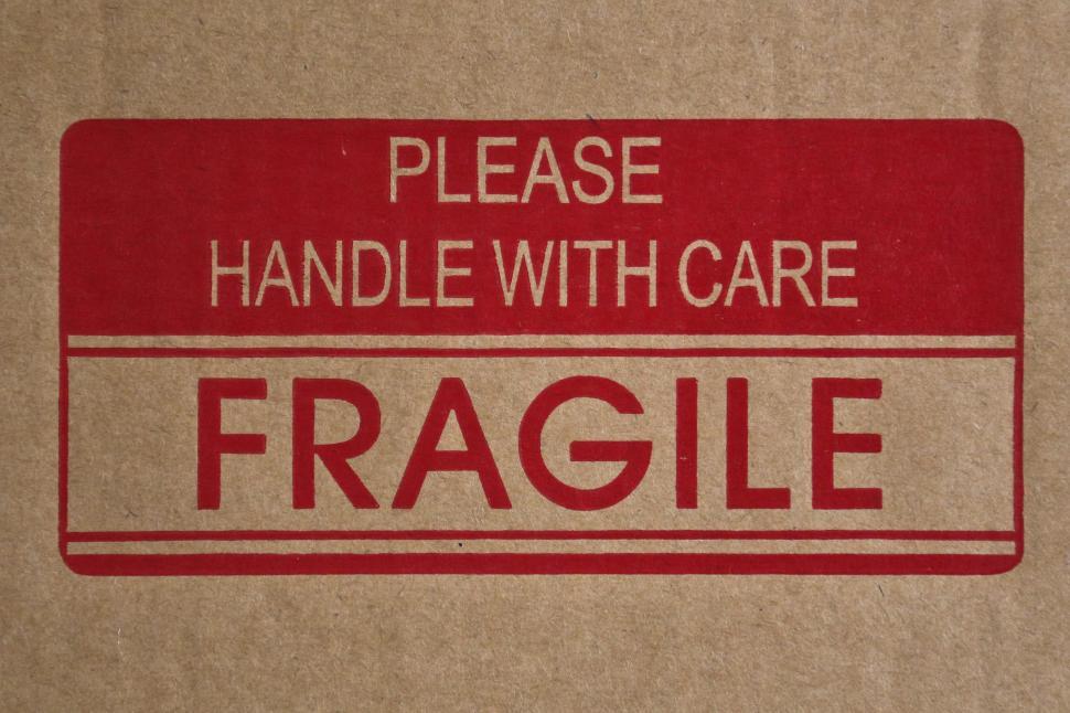 Free Image of Fragile Sign 