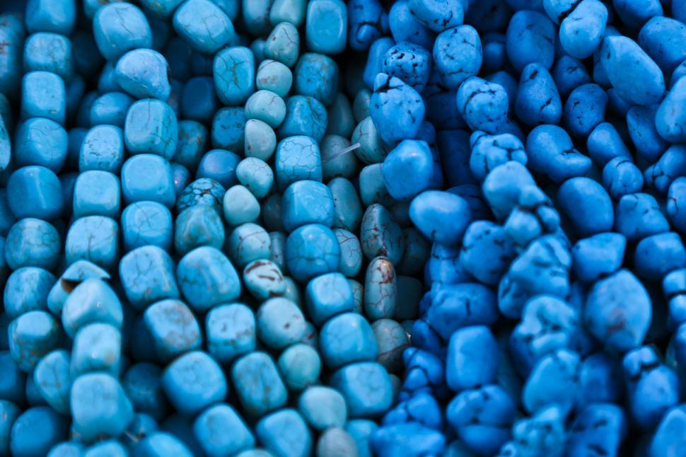 Free Image of Blue Beads 