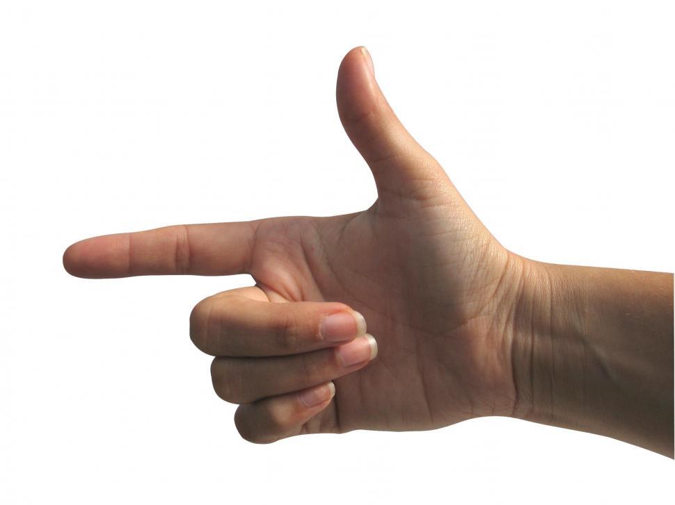Free Image of Pointing Hand 