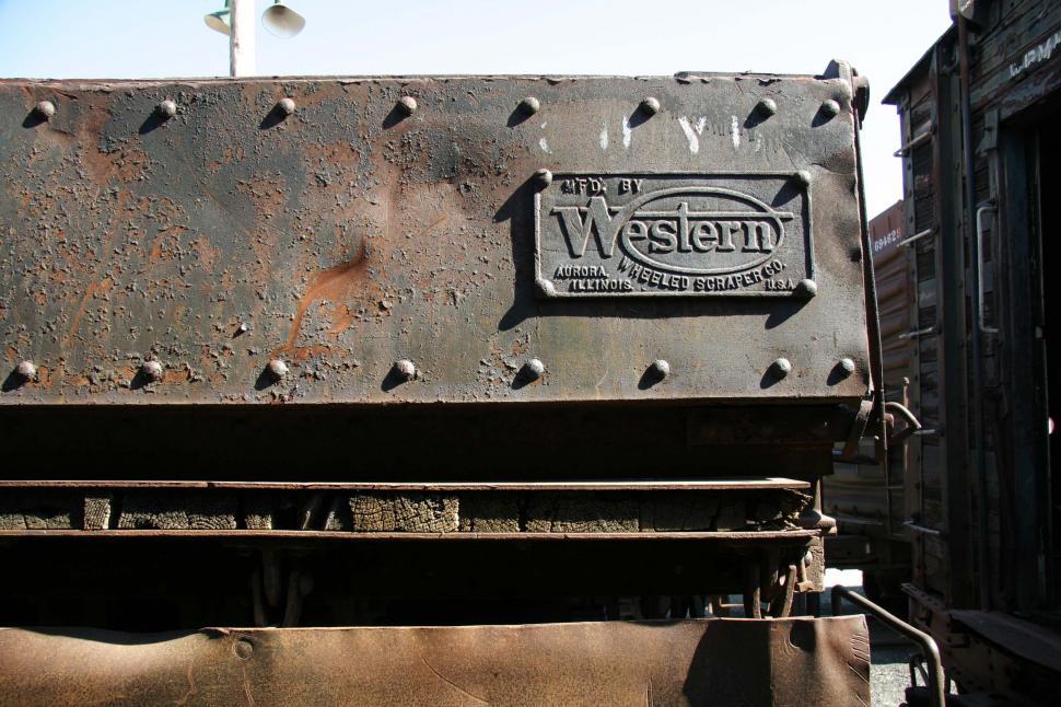 Free Image of Close Up of a Train on a Train Track 