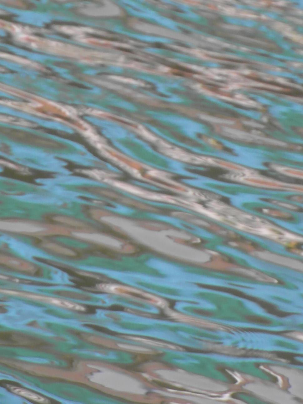 Free Image of Turquoise Water Ripples Pattern 
