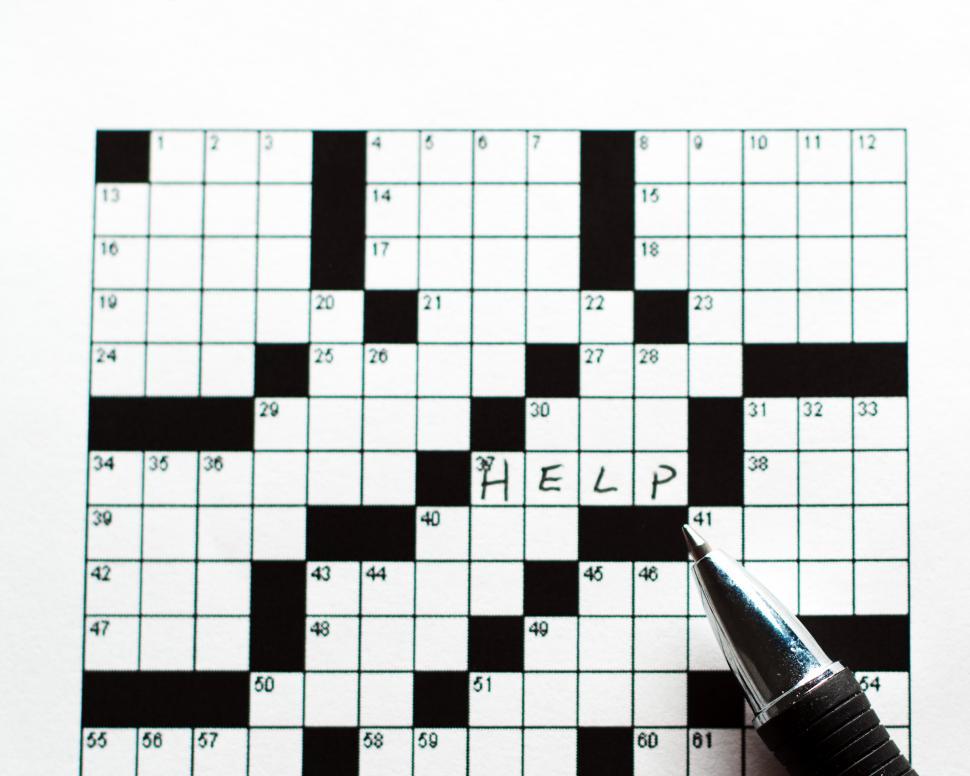 Free Image of Crossworsd Puzzle 