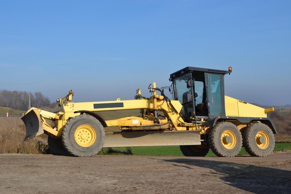 Free Image of Motor grader 