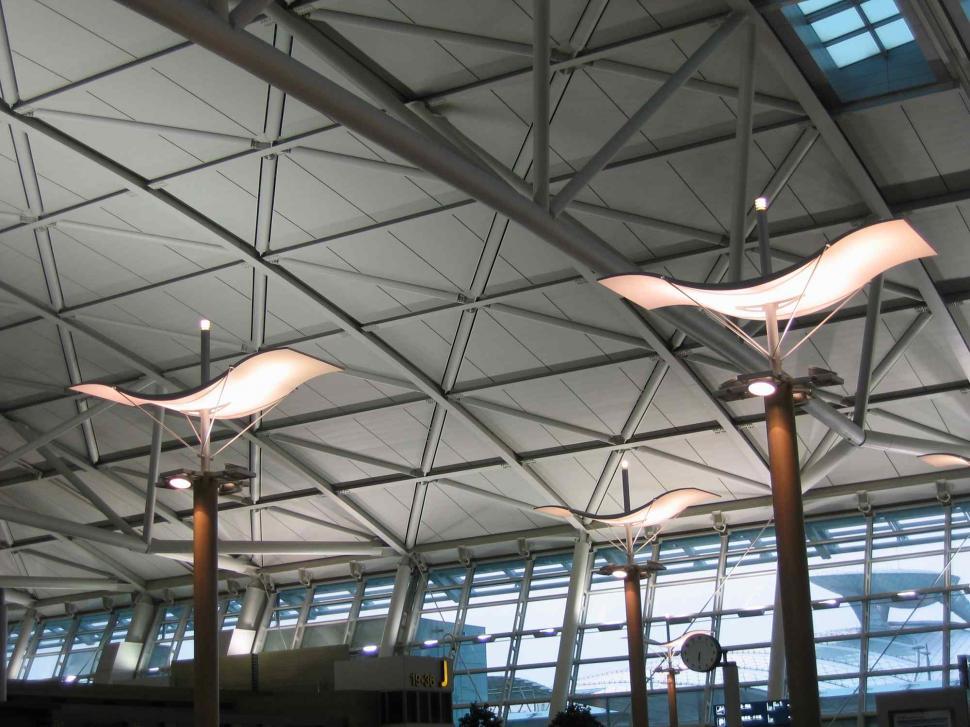 Free Image of The ceiling of airport 