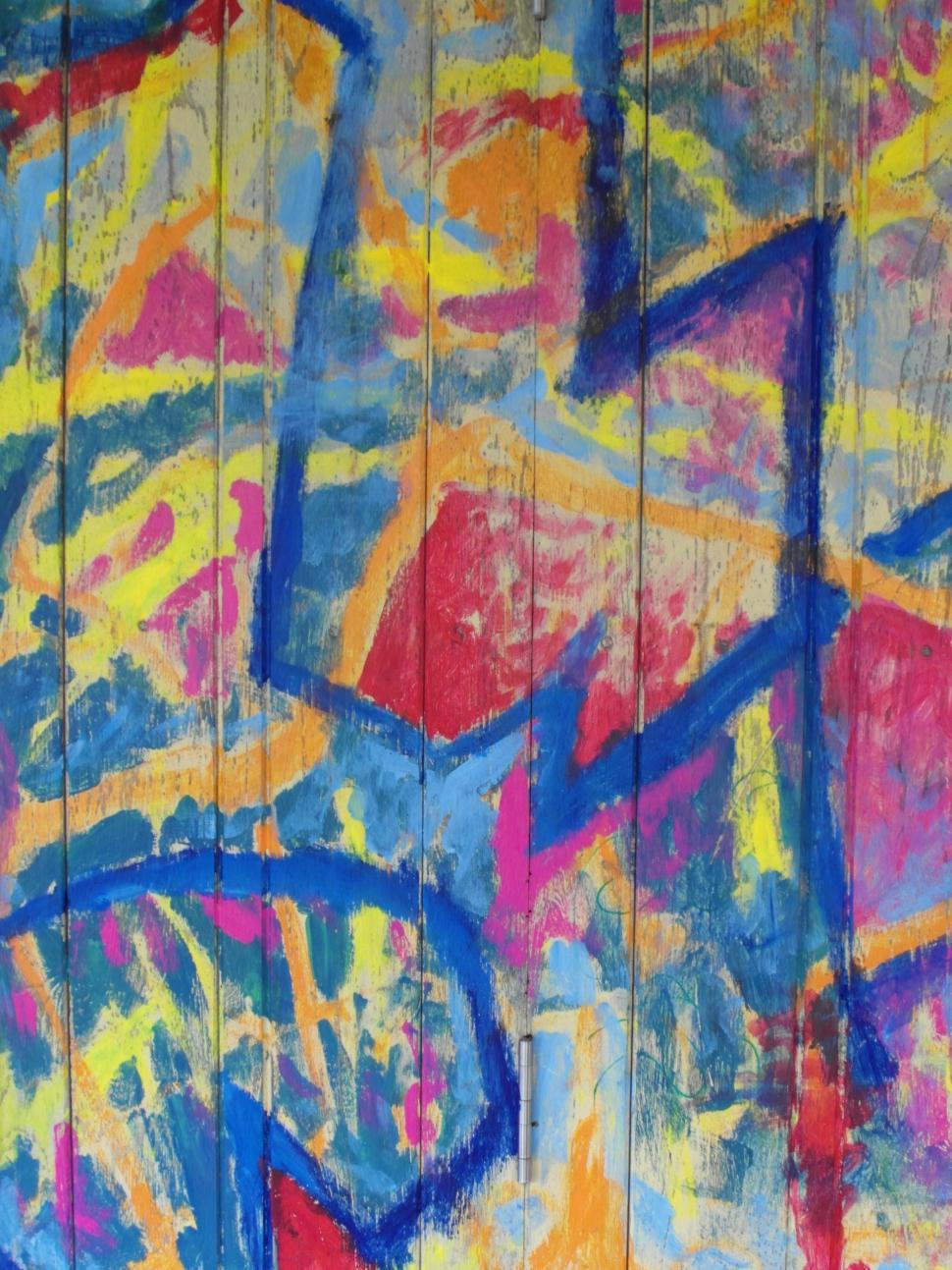 Free Image of Graffiti Art on Wood 