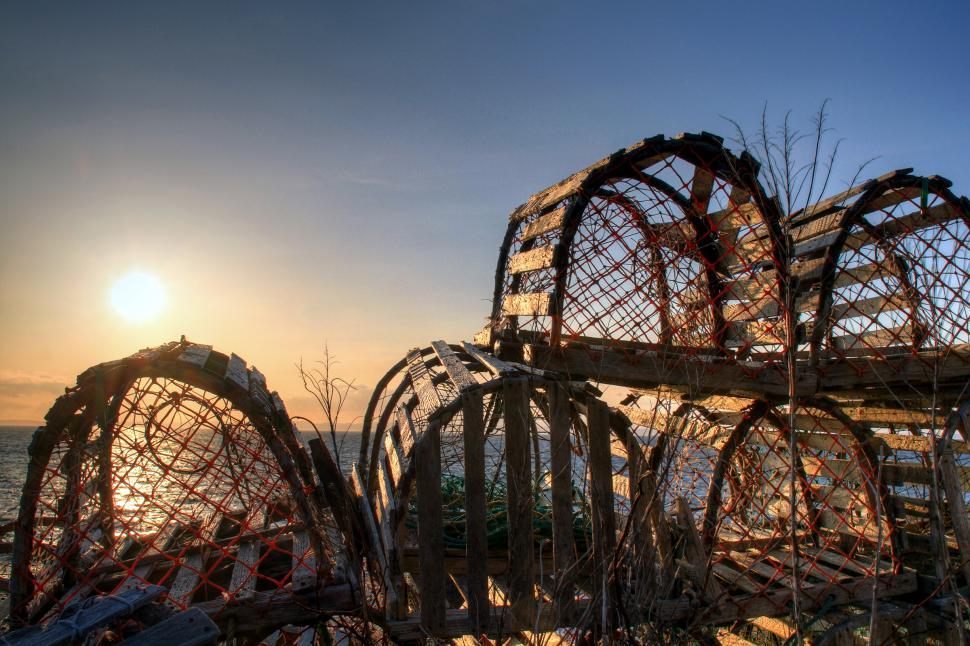 Free Image of Lobster Pots 