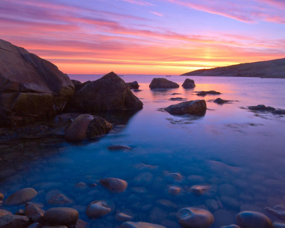 Free Image of Ocean Sunrise 