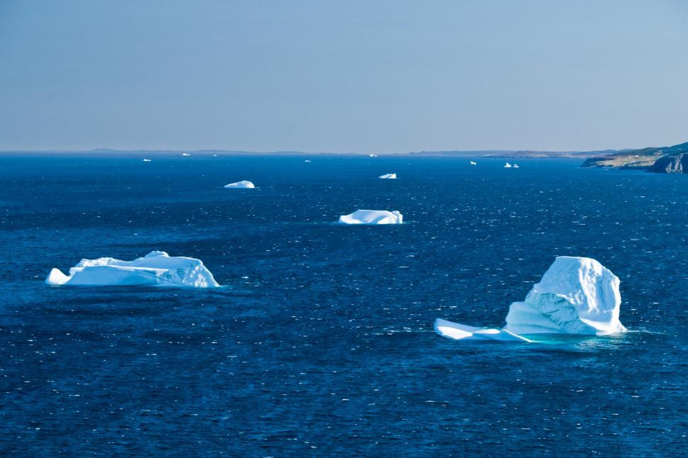 Free Image of Icebergs 