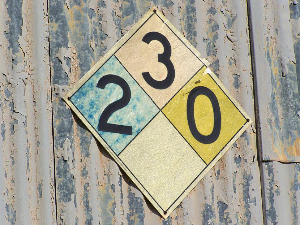 Free Image of sign on distressed building 