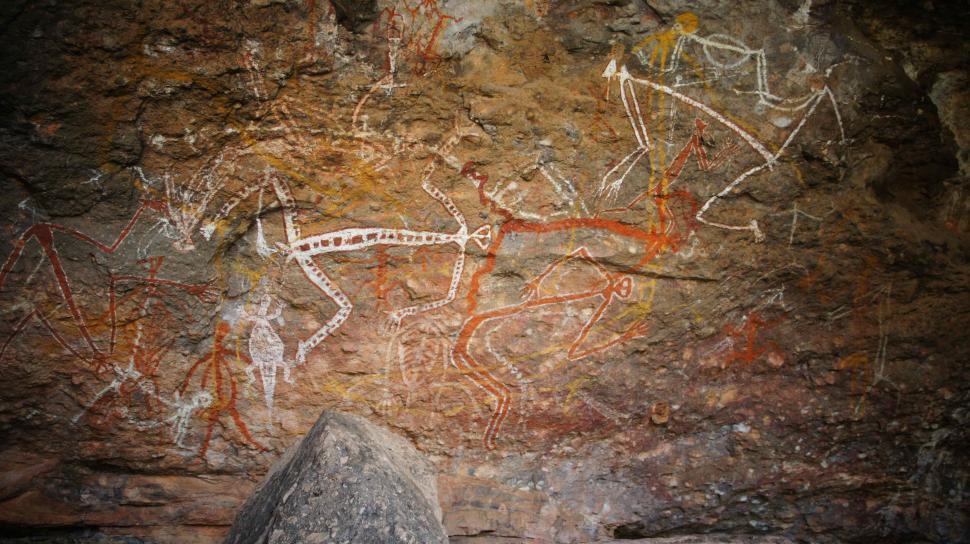 Free Image of Australian Cave Paintings 