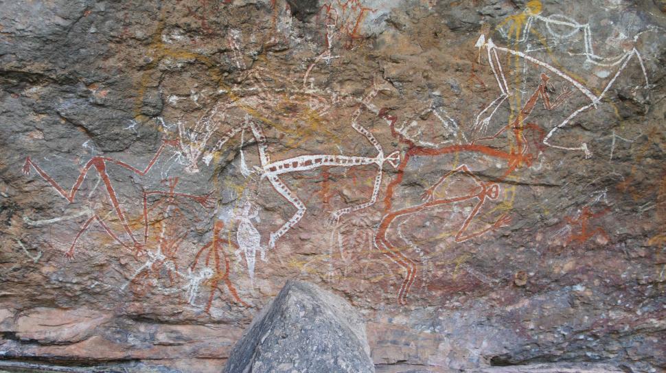Free Image of Australian Cave Paintings 