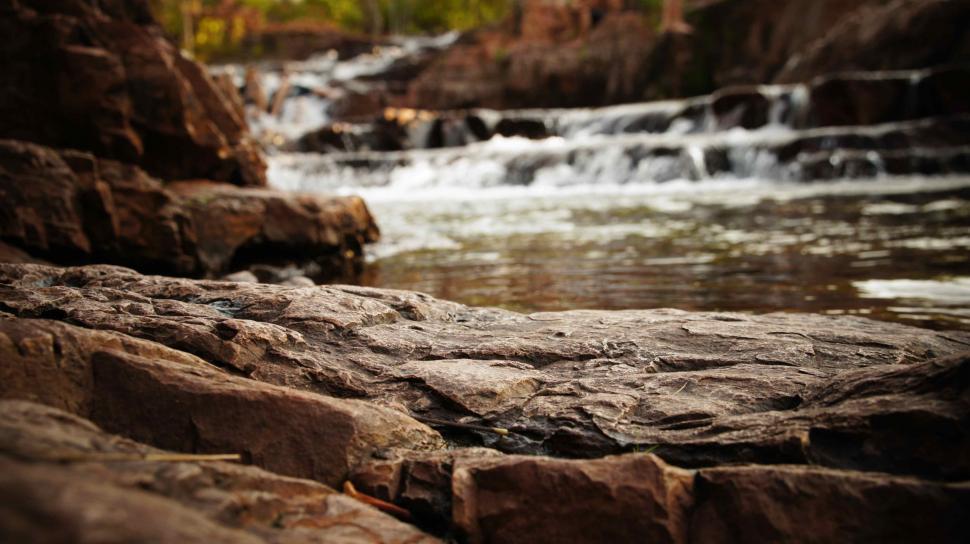 Free Image of Water Falls through an Australian Canyon 