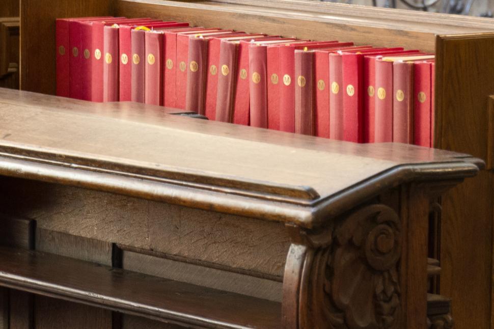 Free Image of Books in Library  
