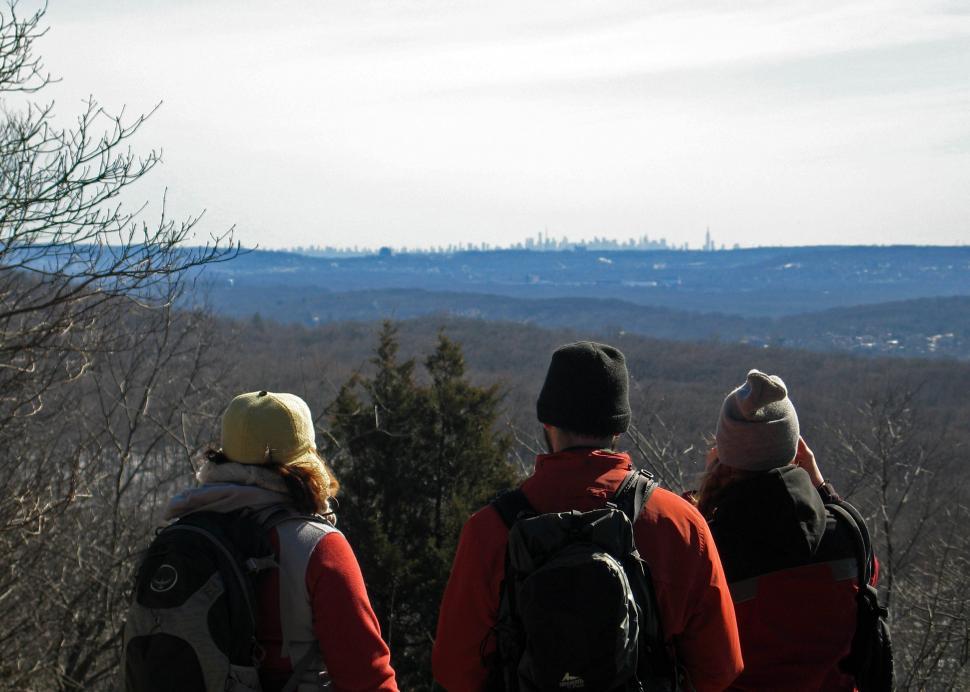 Free Image of Hikers on Pyramid Mountain NJ 