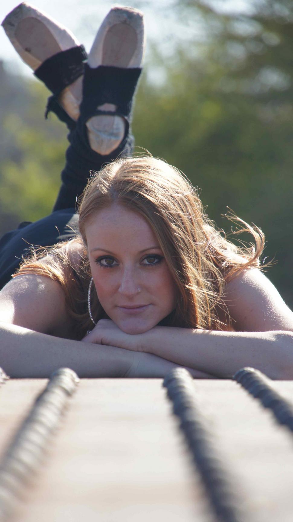 Free Image of Woman Looking Into Camera 