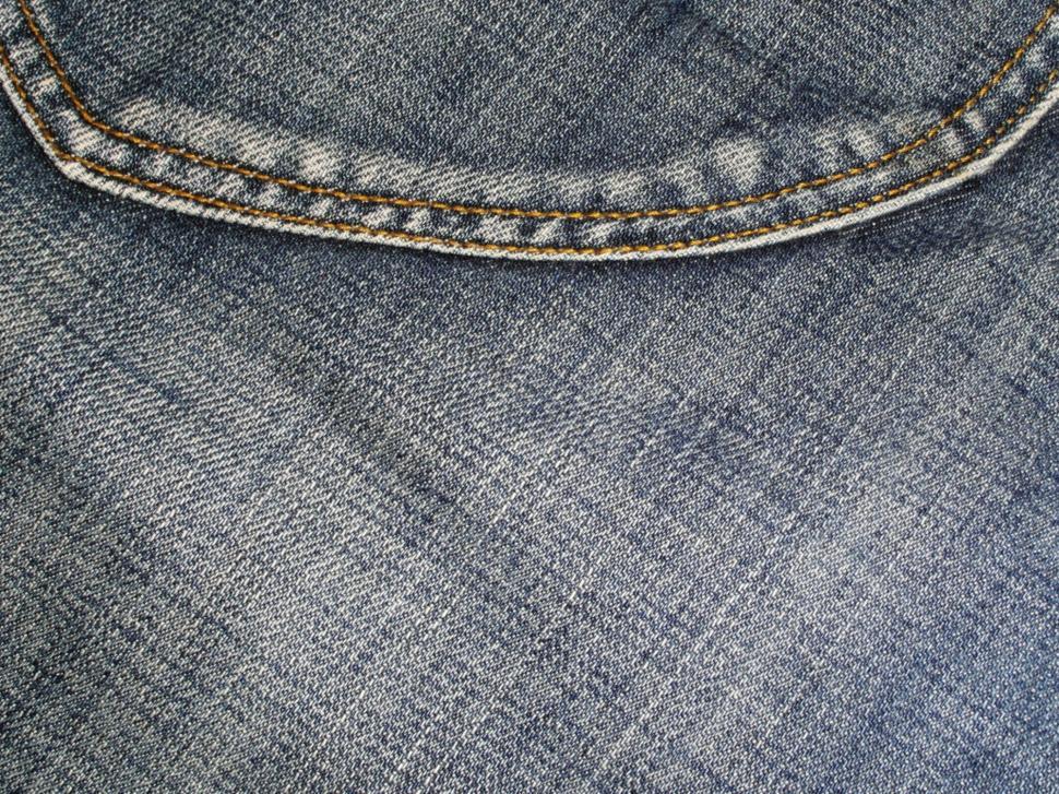 Free Image of Denim Jeans Pocket Close-up 