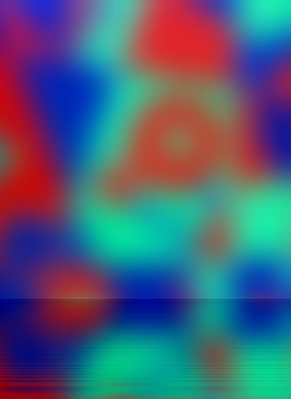 Free Image of Abstract Blurry Water Reflection Effect 