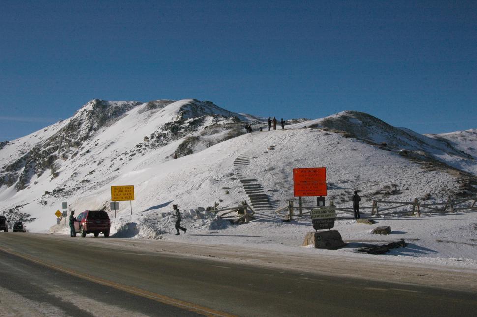 Free Image of Top of the Mountains Road 