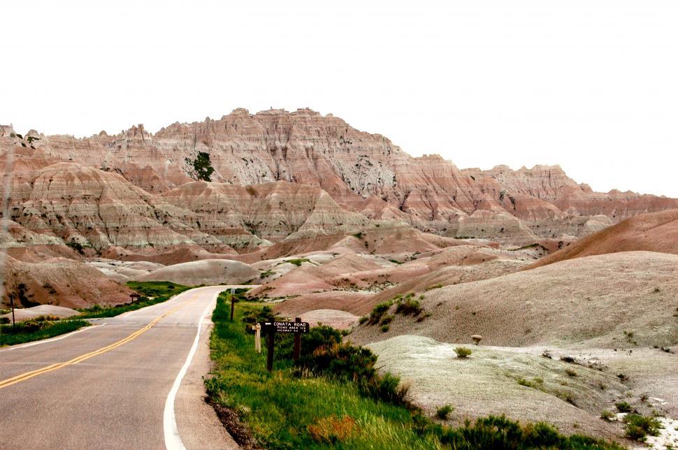 Free Image of Empty Dry Highway through the Desert 