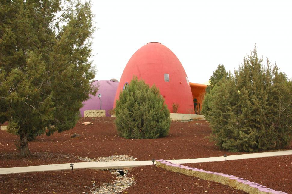 Free Image of Strange Domed House 