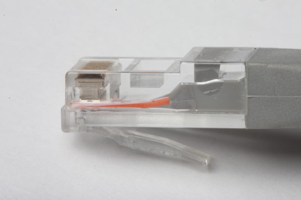 Free Image of Cat5 ethernet network cable 