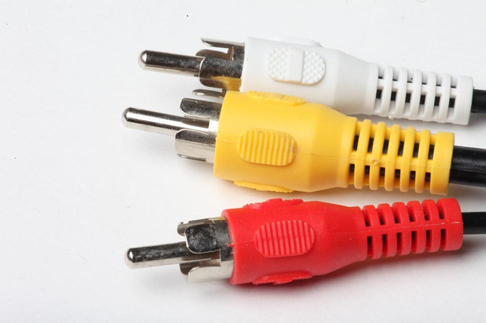 Free Image of Component cables 