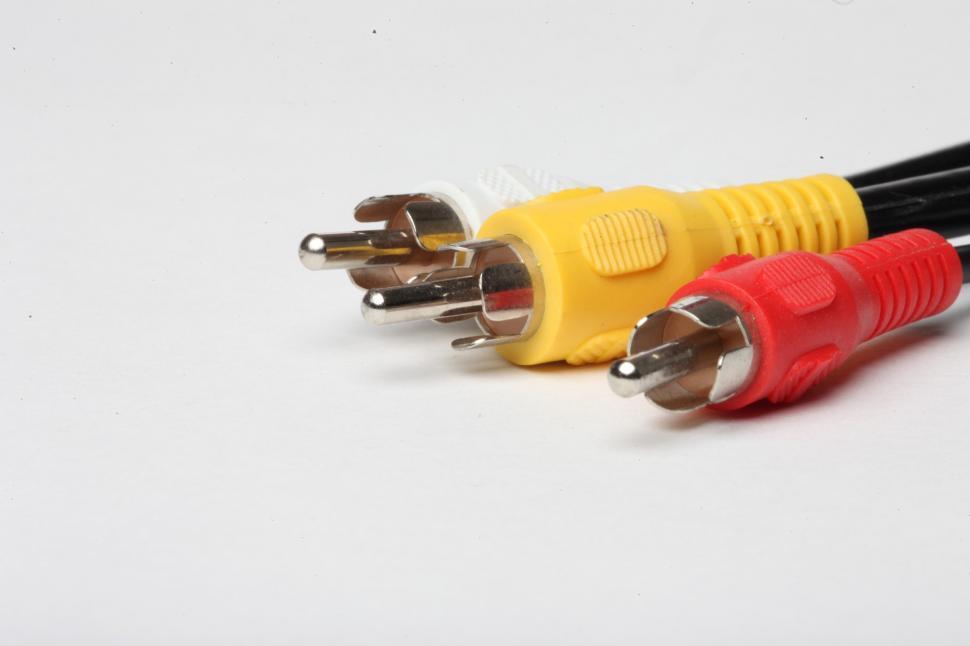 Free Image of Component cables 