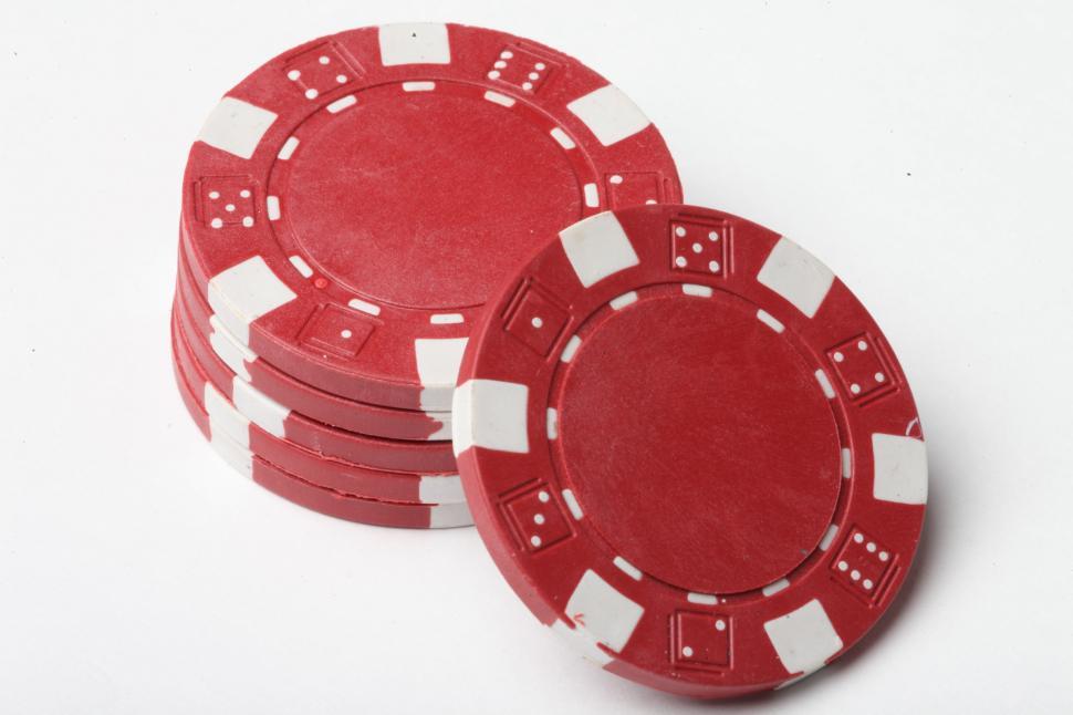 Free Image of Red Poker Chips 