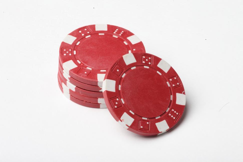 Free Image of Red Poker Chips 