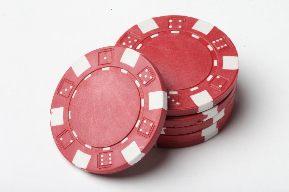 Free Image of Red Poker Chips 